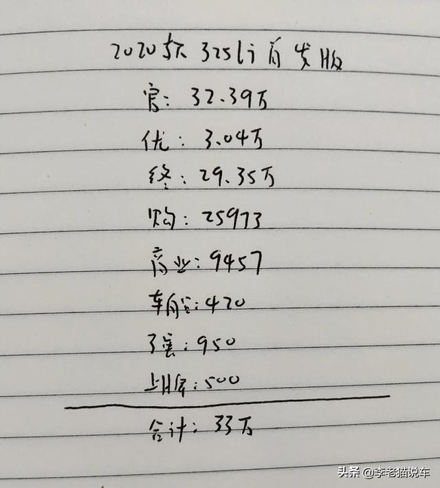 2020宝马3系直接打折5万左右。我需要27W来提凯美瑞吗？