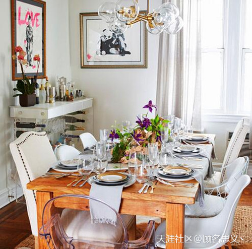 【共享拆】八十平米房子拆修效果图 5万创作发明文艺女的简约时髦美家(转载)