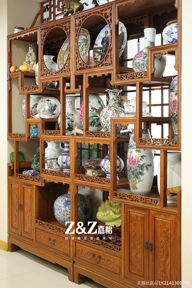 深业滨江半岛133平中式拆修效果图--灿烂风华