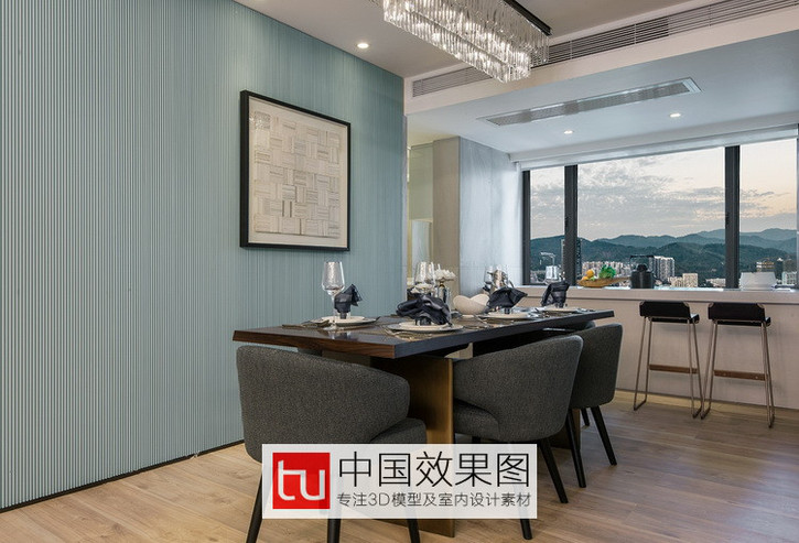 那些简欧气概客厅餐厅卧室吊顶家拆室内高清无水印拆修效果图 你喜好吗？