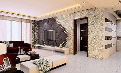 客厅拆修若何打造电视墙？