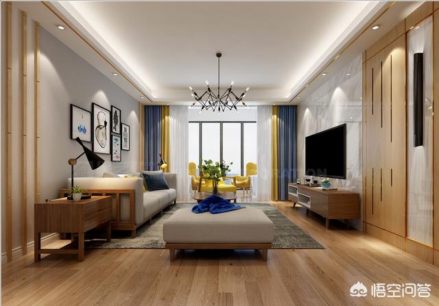 精拆房全屋地板和门都是原木色，墙面和柜子用什么颜色搭配？