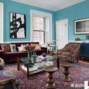 客厅拆修墙壁，用什么颜色都雅？