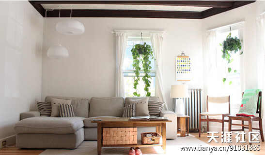 美式独身女郎的复古气概拆修效果图(转载)