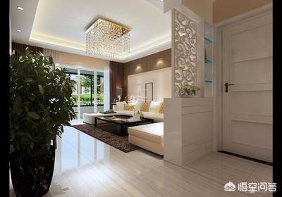 一进门就是客厅，该如何设想？