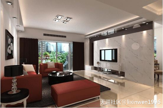 柳州客厅拆修效果图(转载)