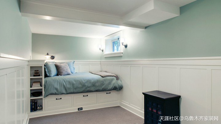 乌鲁木齐最流行的简欧卧室拆修效果图