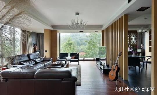 桂林别墅客厅拆修效果图