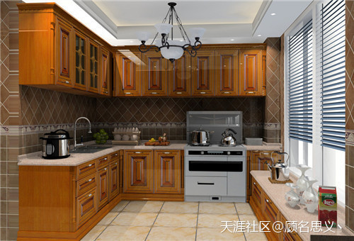 【共享拆】简欧气概厨房拆修效果图 4款简欧厨房诉说温馨与浪漫(转载)