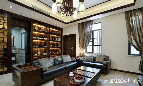 桂林别墅客厅拆修效果图