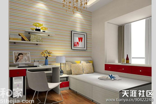 2014最具情趣的卧室飘窗设想 20张精巧效果图!(转载)