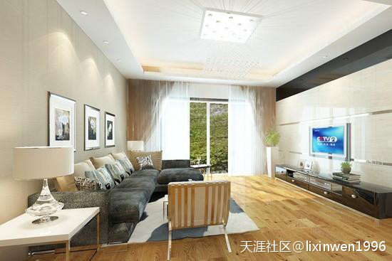 柳州客厅拆修效果图(转载)