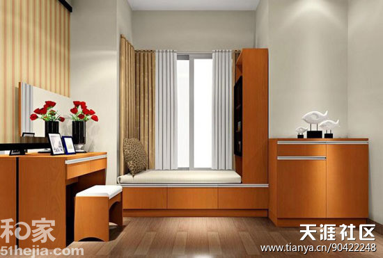 2014最具情趣的卧室飘窗设想 20张精巧效果图!(转载)