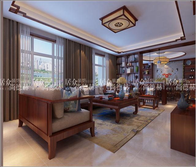 房子拆修，我想做成中式气概。各人有什么好的建议？