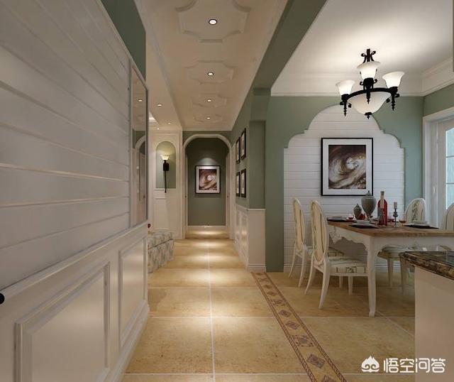 客厅的过道该若何吊顶？