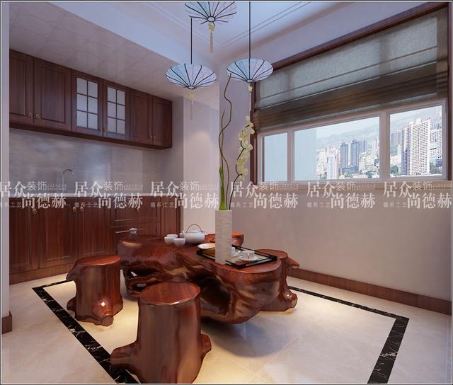 房子拆修，我想做成中式气概。各人有什么好的建议？