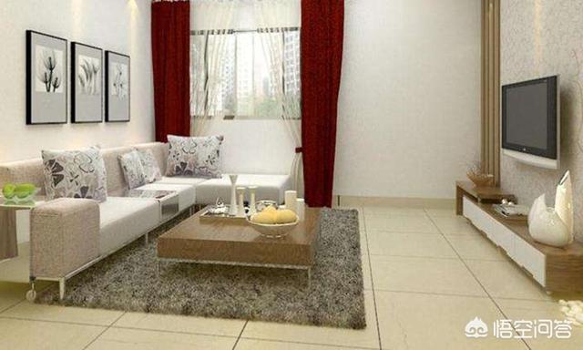 各人觉得小客厅拆修用什么颜色地砖都雅呢？要不要做隔绝距离或者花型？