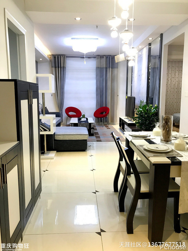 [图家粉饰实景案例】现代简约拆修气概 · 黑白灰时髦元素