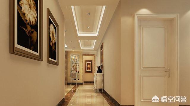 客厅的过道该若何吊顶？