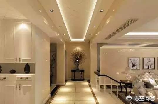 客厅的过道该若何吊顶？
