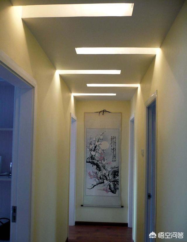 客厅的过道该若何吊顶？