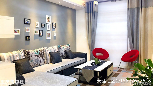 [图家粉饰实景案例】现代简约拆修气概 · 黑白灰时髦元素