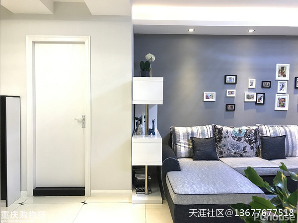 [图家粉饰实景案例】现代简约拆修气概 · 黑白灰时髦元素