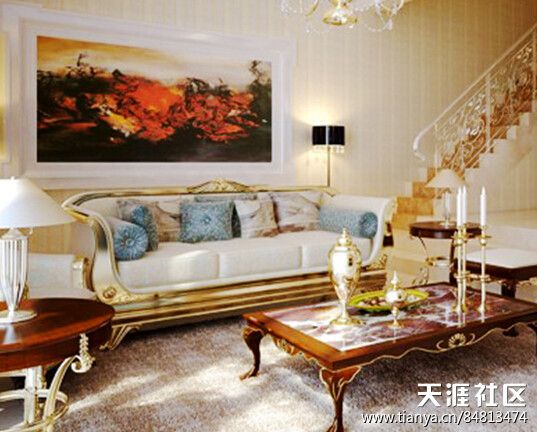 深圳创意客厅拆修效果图，遇品室内设想拆修网