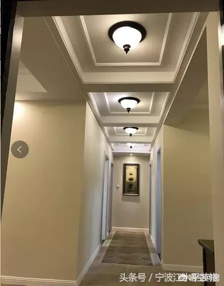 客厅的过道该若何吊顶？