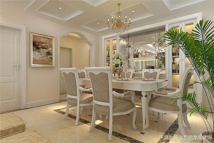 金色抱负简欧气概效果图