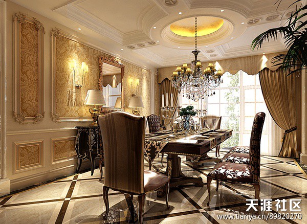 北京御墅法度欧式新古典拆修效果图