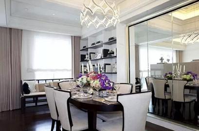 2015时髦欧式餐厅拆修效果图