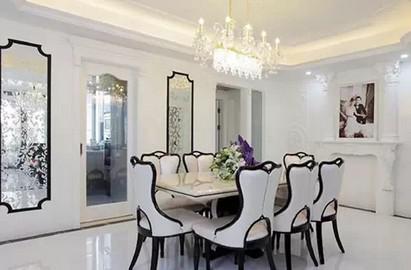 2015时髦欧式餐厅拆修效果图