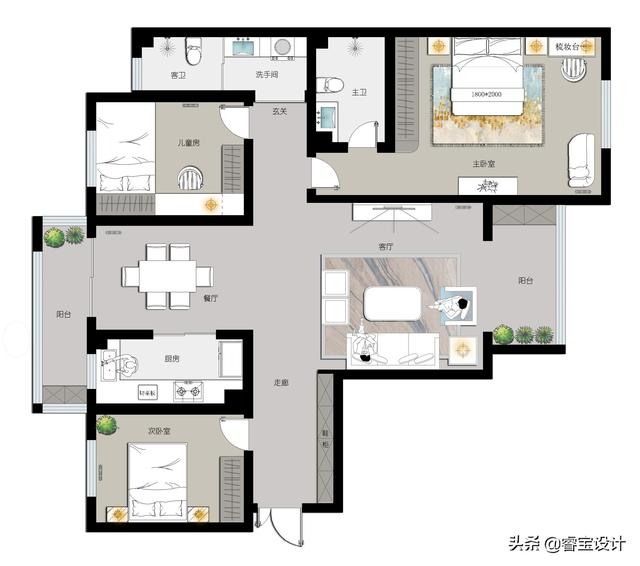 设想师们，能分享一下你们最喜好的家居设想效果图吗？