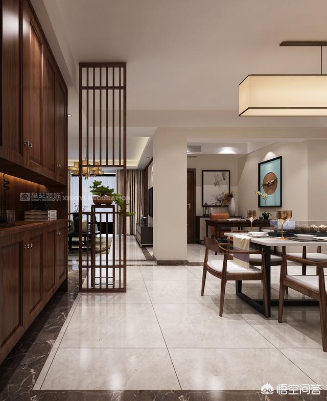 进门就是餐厅厨房，玄关鞋柜若何设想？