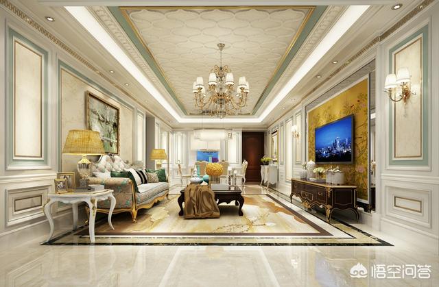 简欧气概的客厅怎么拆修更好？