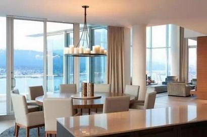 2015时髦欧式餐厅拆修效果图