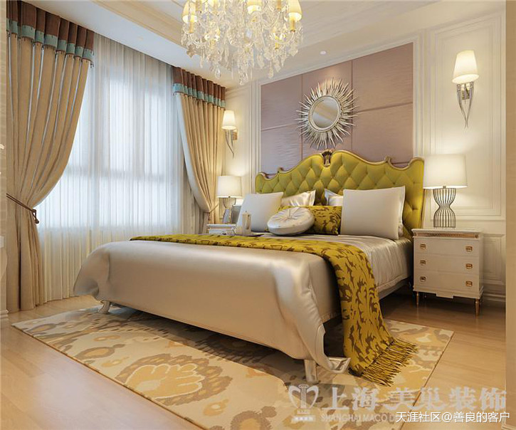 郑州建业二号城邦贰四室两厅140平方简欧气概拆修案例效果图展现