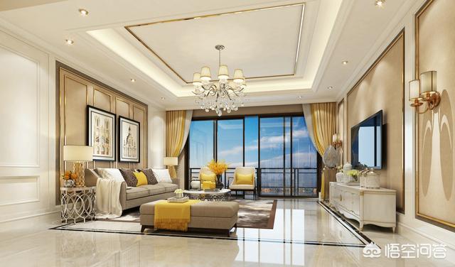 简欧气概的客厅怎么拆修更好？