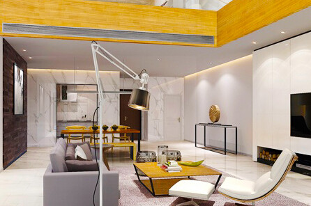 深圳龙华客厅拆修效果图，遇品室内设想拆修网