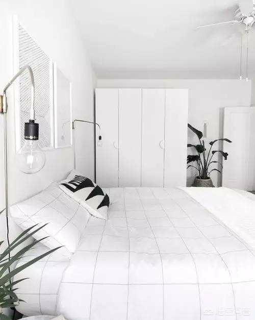 门，墙面，衣柜全数白色都雅吗？