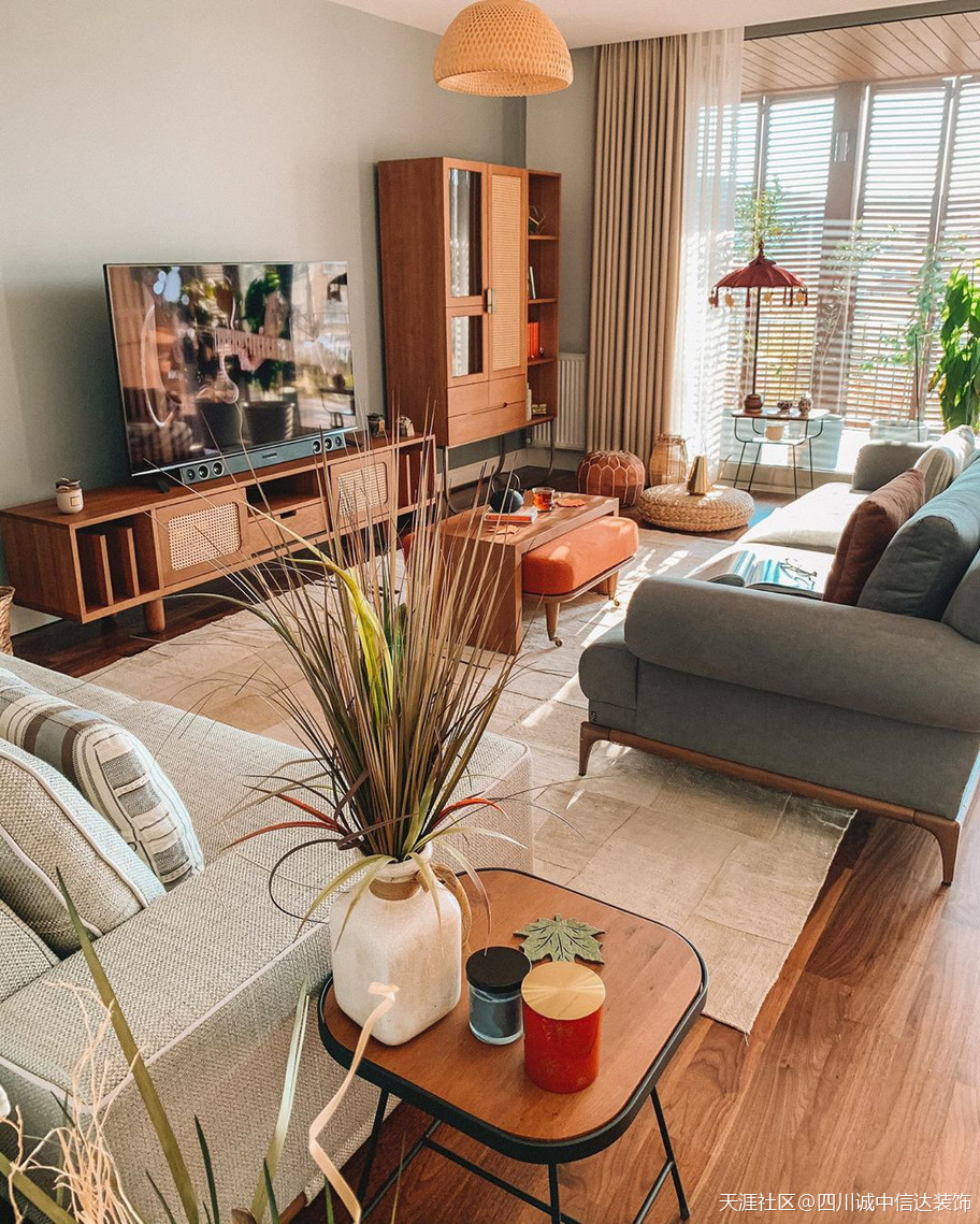 看看那种原木风拆修设想，新房如许拆几乎完美（成都温江）(转载)