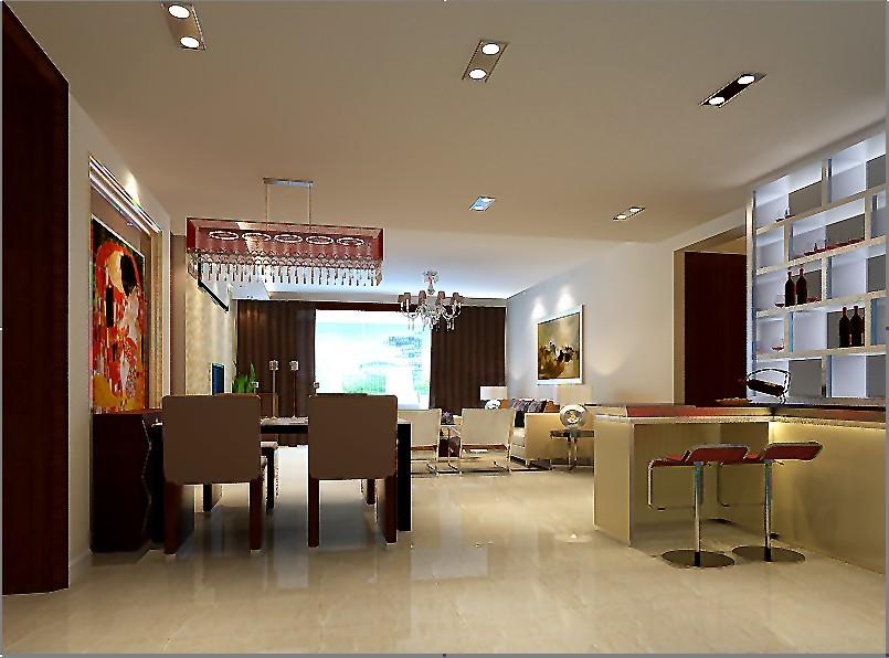 我家新设想的客厅效果图，各人帮手挑挑弊端