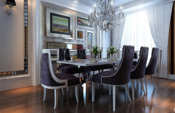 绿城水岸名苑140平方三室两厅简约欧式拆修效果图