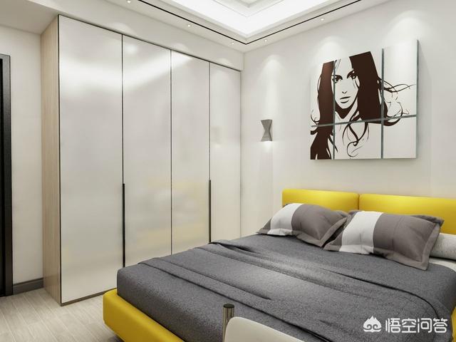 门，墙面，衣柜全数白色都雅吗？