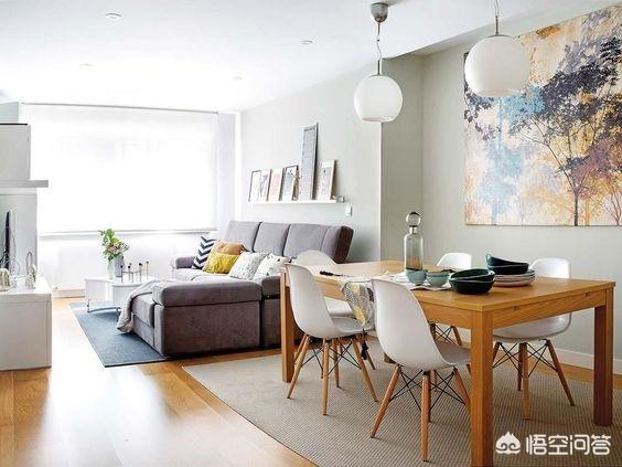 客厅和餐厅在一路该怎么拆修？