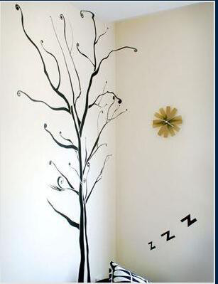 让人惊讶不已卧室墙贴效果图(转载)