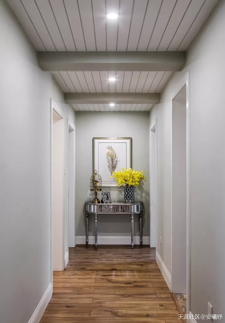 超都雅的140㎡美式拆修，快来一睹芳容吧！主卧藏了个大衣帽间！