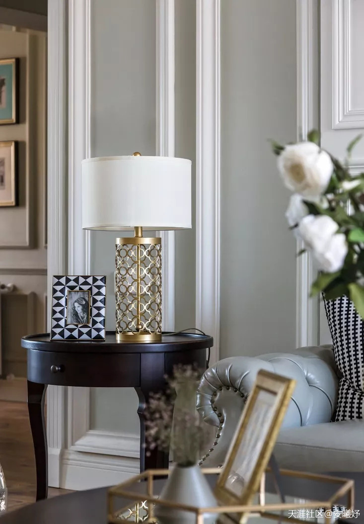 超都雅的140㎡美式拆修，快来一睹芳容吧！主卧藏了个大衣帽间！