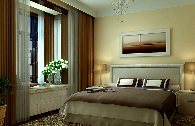 橄榄城伍号院三室两厅139平方拆修效果图